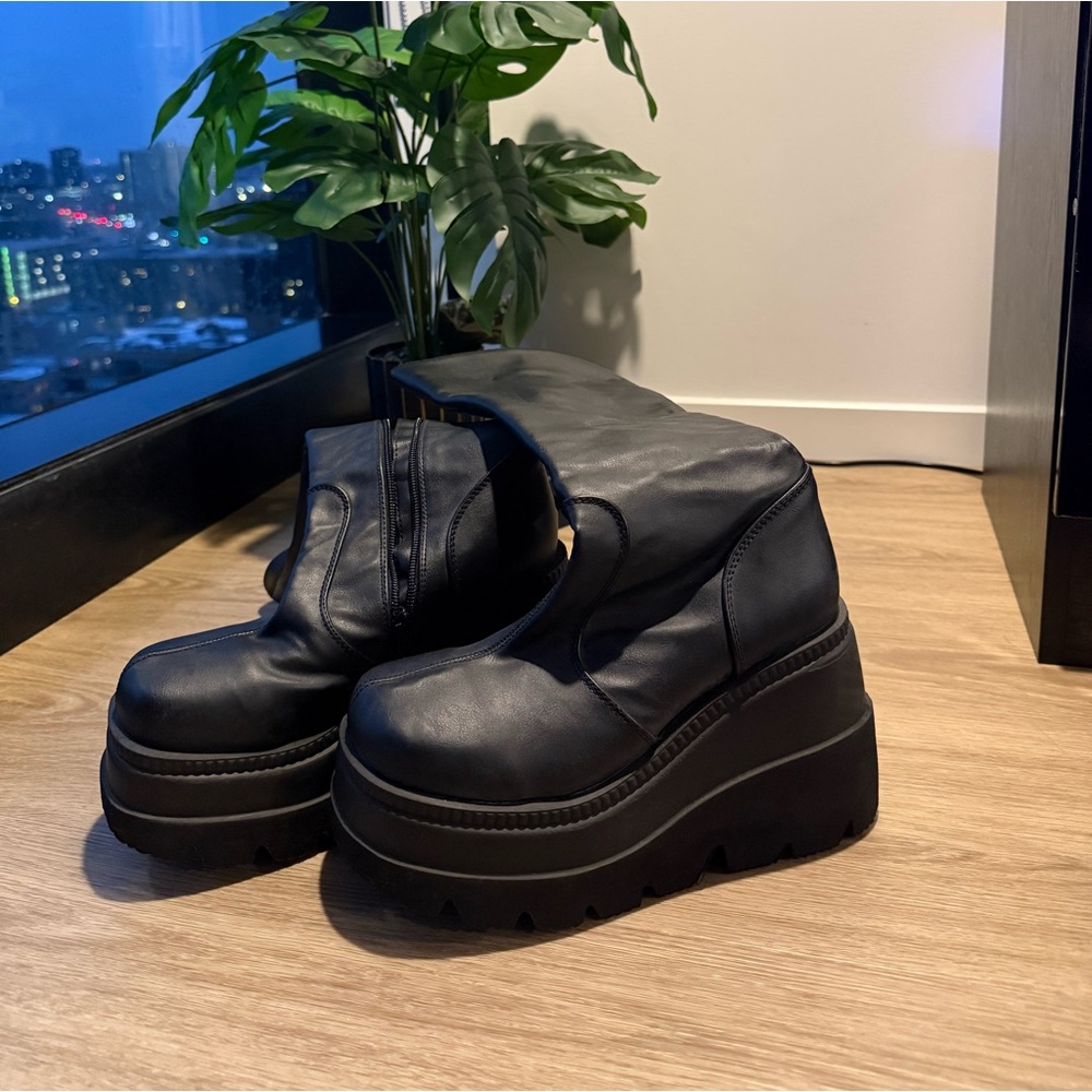 Demonia Black Platform Boots
